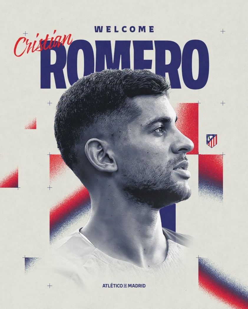 Cristian Romero gia nhập Atletico