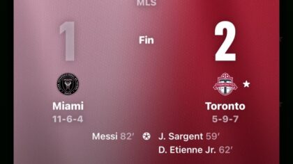 Messi tỏa sáng nhưng Inter Miami vẫn ôm hận ngay tại tổ ấm
