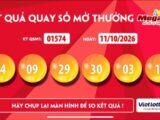 Kết quả xổ số Vietlott ngày 11/10/2026